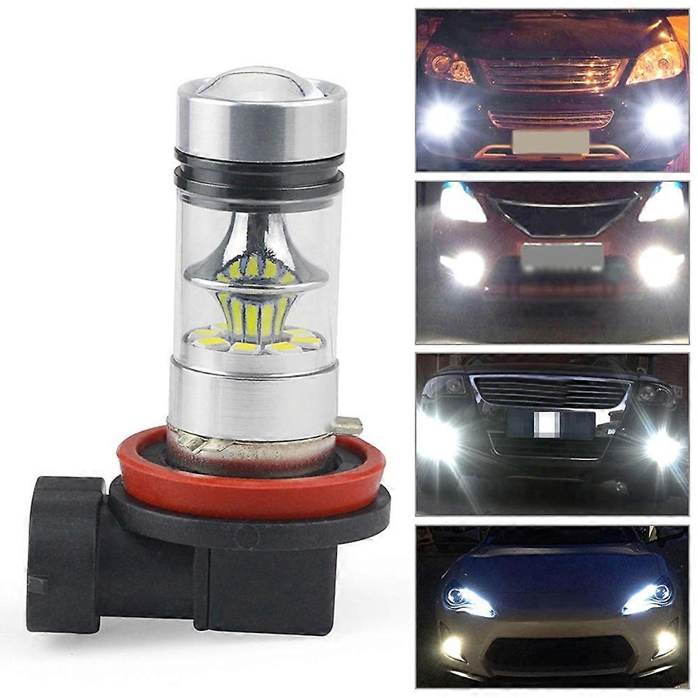 SHENKENUO LED Ice Blue Fog Light Bulbs – H8/H11 – For BMW 320i 335i 750Li – 8000K 2 Pack