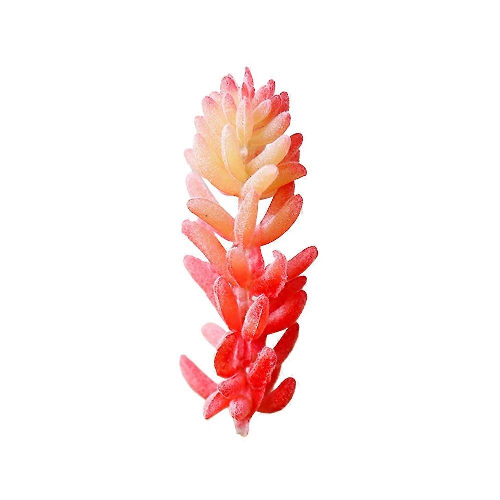 1Pc Artificial Succulent Plant Flocking DIY Home Office Furniture Bonsai Decor