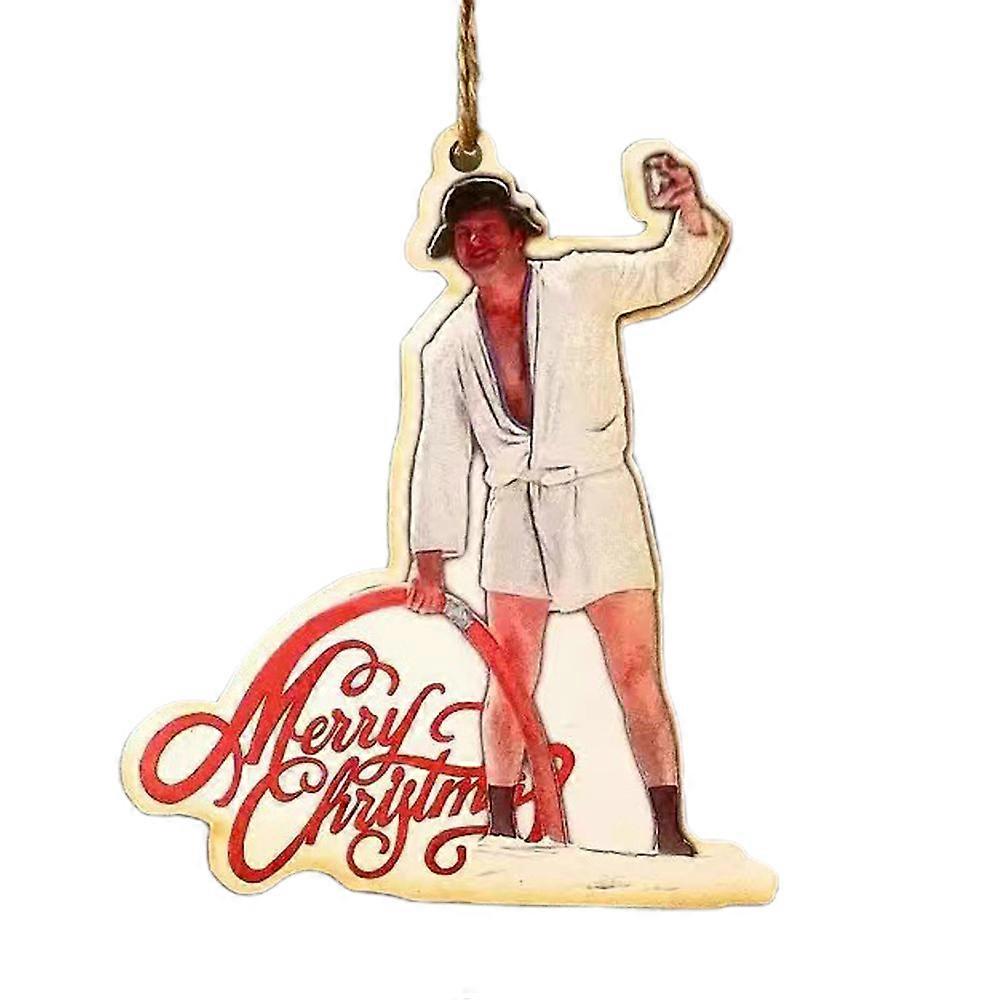 Christmas Mr. Wood Meme Funny Ornament Xmas Tree Pendant Festive Hanging Decor Gift