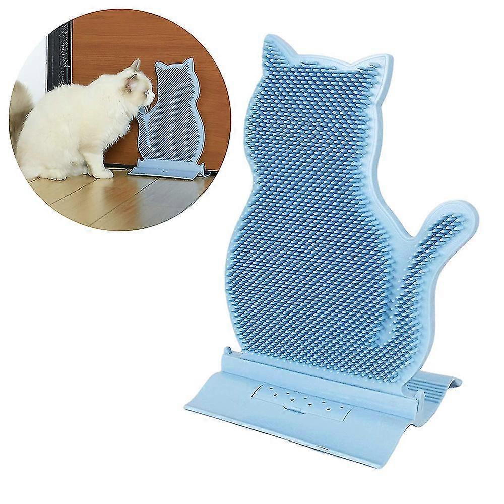 Cat Massage Brush, Cat Self Groomer Pet Grooming Comb Brush Toy, Cat Massage Itching Tool With Catnip For Short & Long Hair Cat