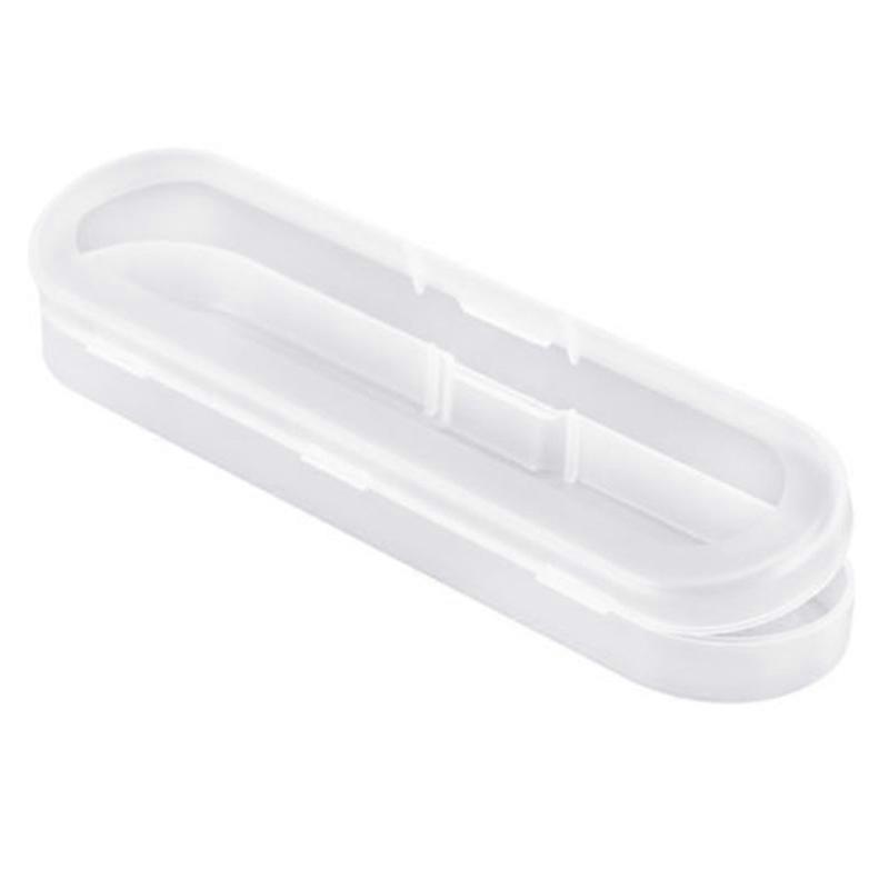 Plastic Clear Transparent Long Storage Box with Lid Collection Container Case