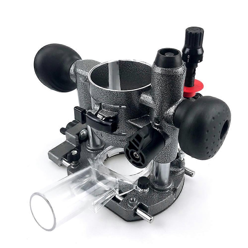 Compact Plunge Router Bracket Milling Trimming Machine Base Trimming Milling Grooves Opening Carving Rack Electric Router Base