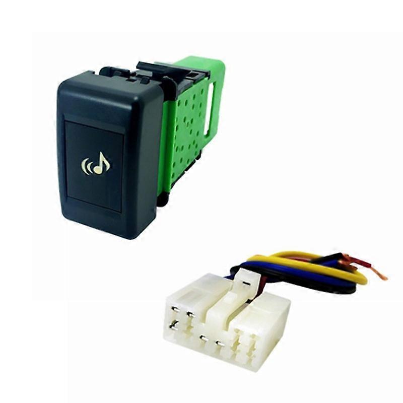 1PC Front fog lights Rear Fog light Music LED Automatic Headlights Power Supply Switch Button For Isuzu KV100