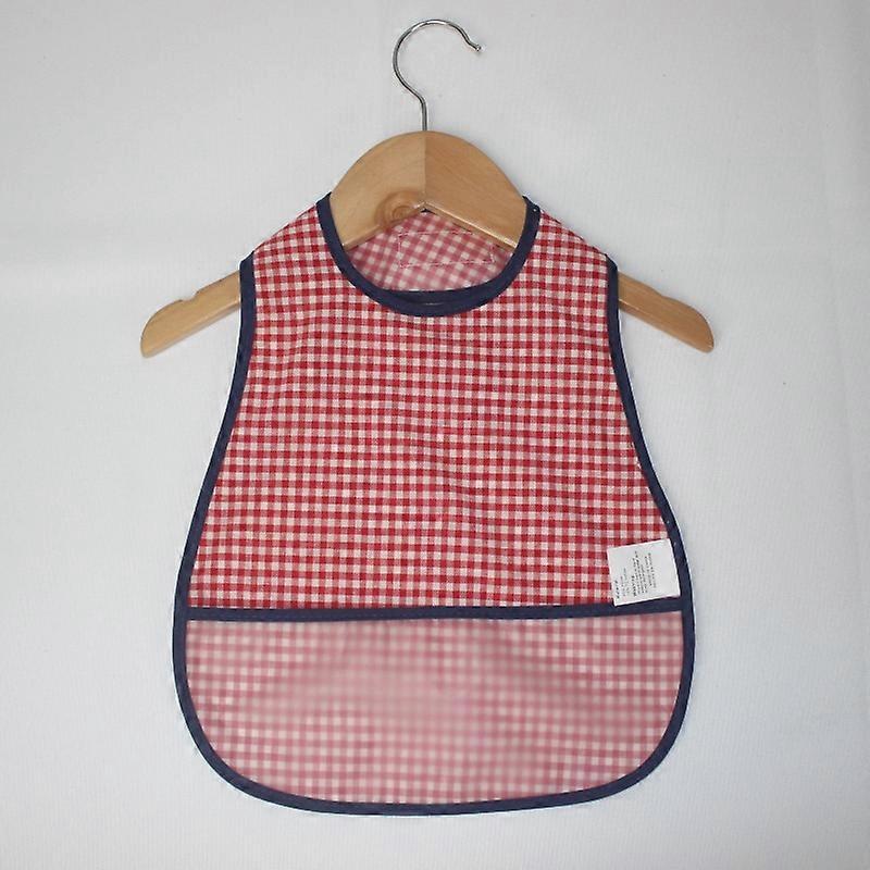 Set of 4 Bibs with Elastic Embroidery - Large Terry Cloth Bibs