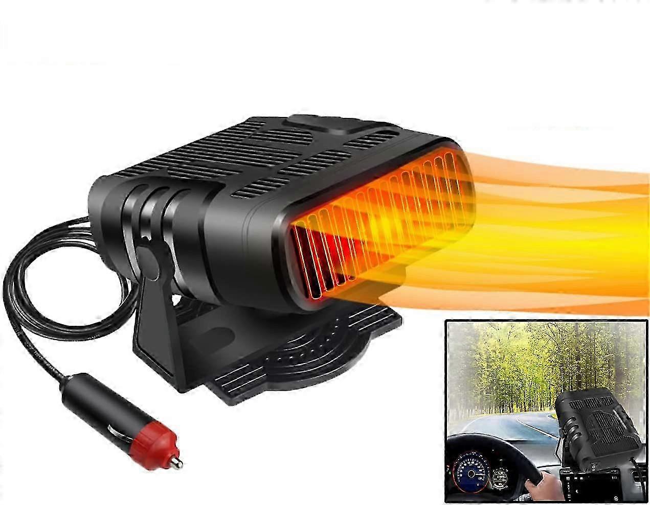 Car Heater Windshield Defroster Portable Defogger 12V 24V Fast Heating Cooling Fan