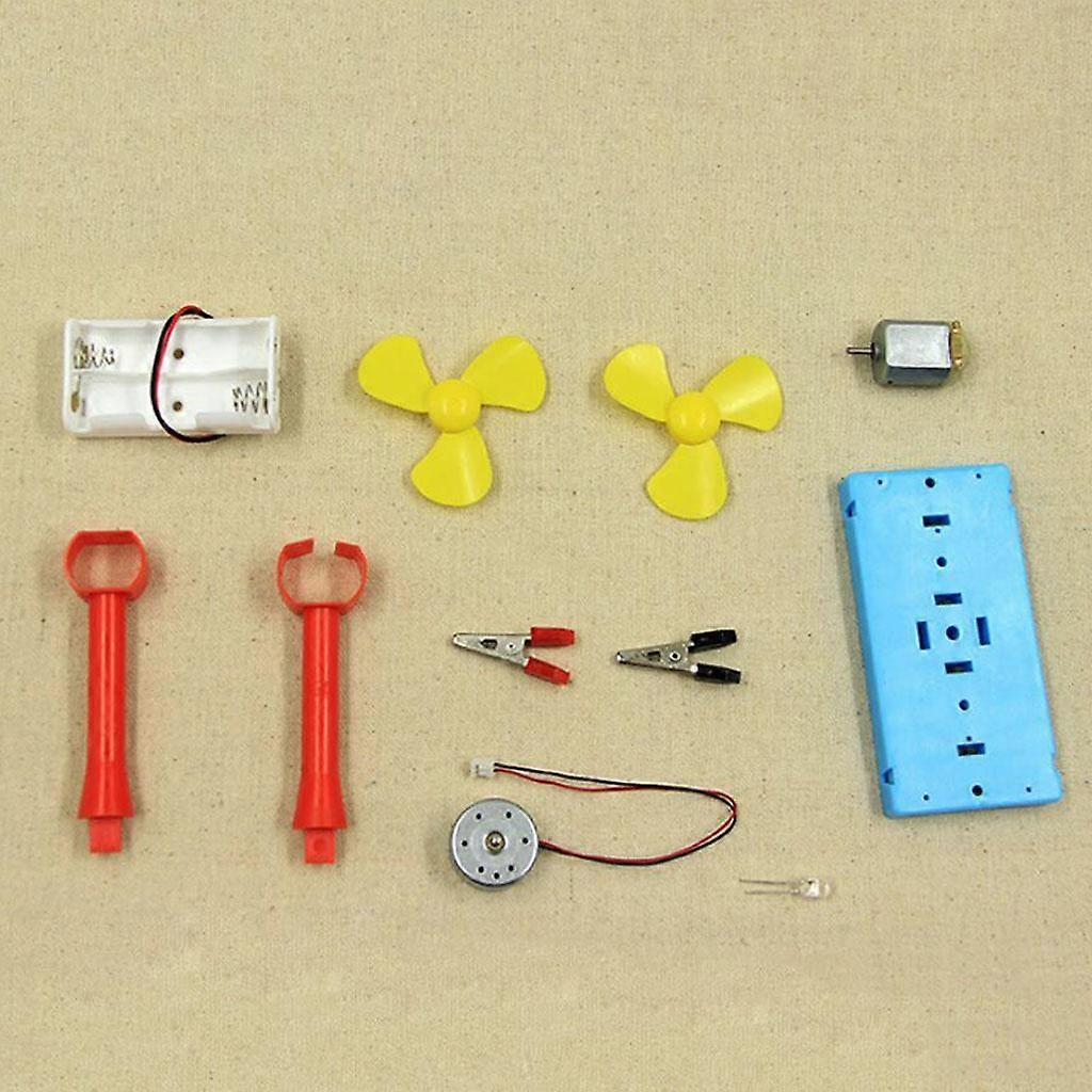 Science Physics Experiment Wind Powered Toy DIY Manual Model Wind Driven Toy