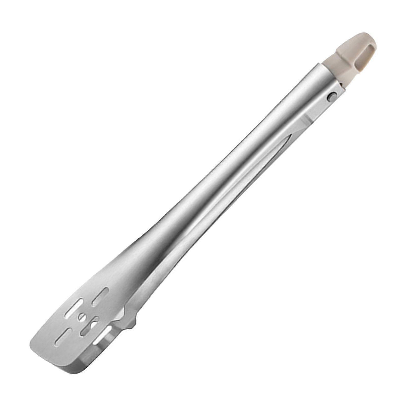 Grill Tongs Heat Resistant Rustproof Serving Tongs for Bar Restaurant Baking