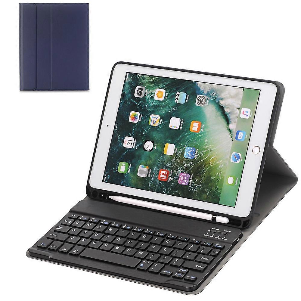 Ipad Keyboard Case, With Normal Keyboard Without Backlight, Slim Leather Folio Smart Cover For Ipad 2020 / 2019-Ipad 10.2 / Air 3 / Pro10.5 Variant Si
