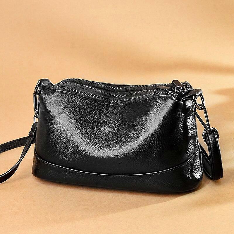 Handväska 100% Äkta Läder Handväskor Damväskor Designer Mjuk Kohud Damer Crossbody Väska Mode Lyx Kvinna Axel Tygväska