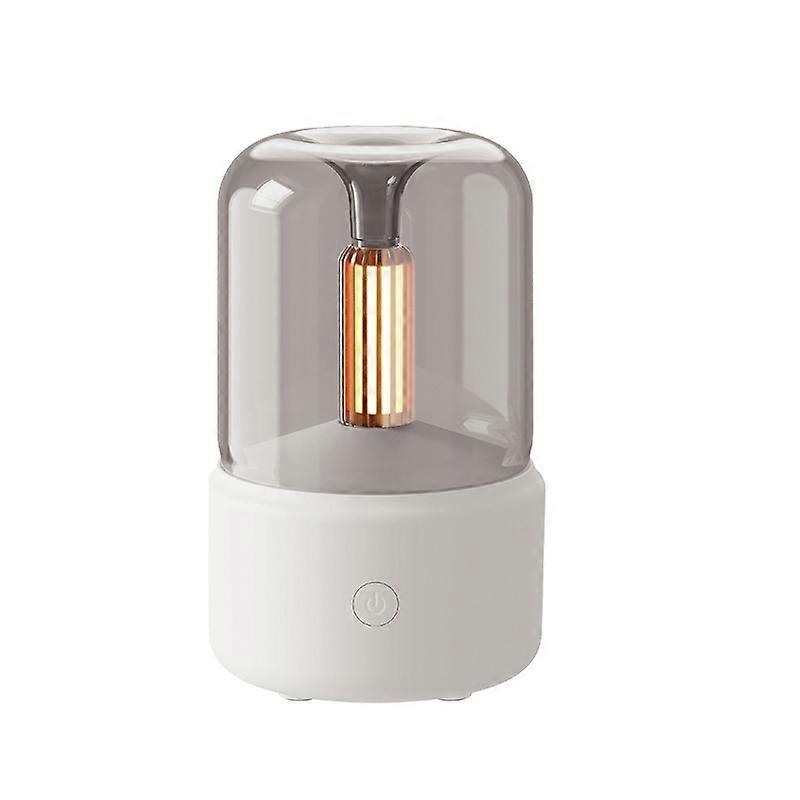 120ML Simulated Candlelight Aroma Diffuser DQ702 (Beige)