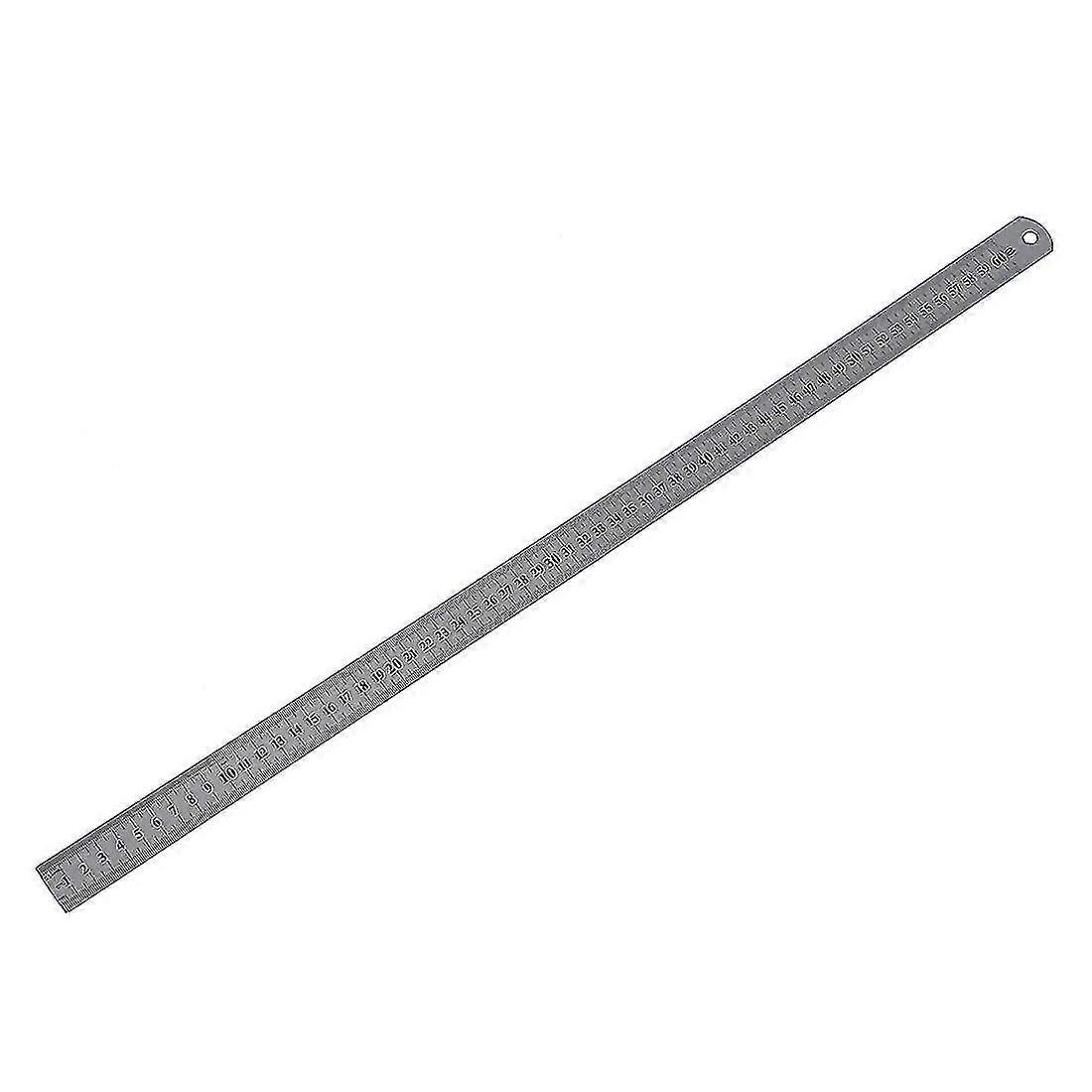 60cm Stainless Metal Measuring Straight Ruler