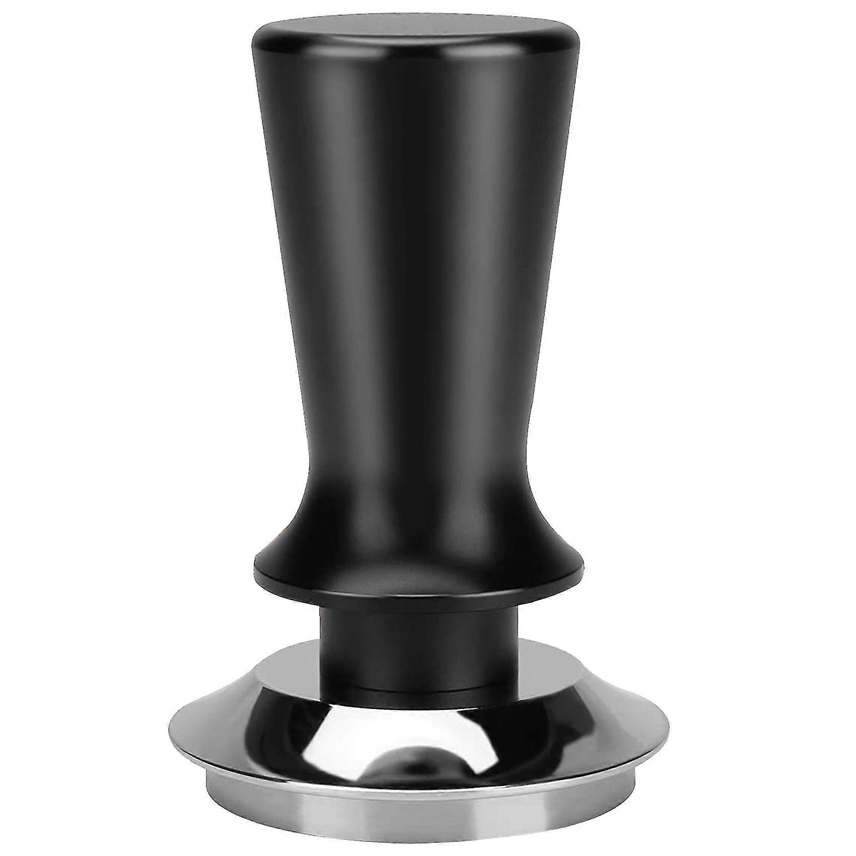 Calibrated Espresso Tamper Coffee Tamper With Spring Loaded Tamper Tool Powder Press With Flat Stainless Steel Base-53mm