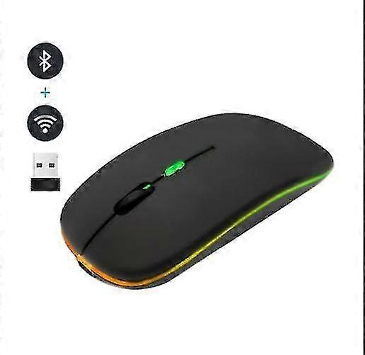 Bluetooth Wireless Mouse Charge Luminous 2.4g USB Wireless Mouse Portable Mouse Tablet Phone Computer