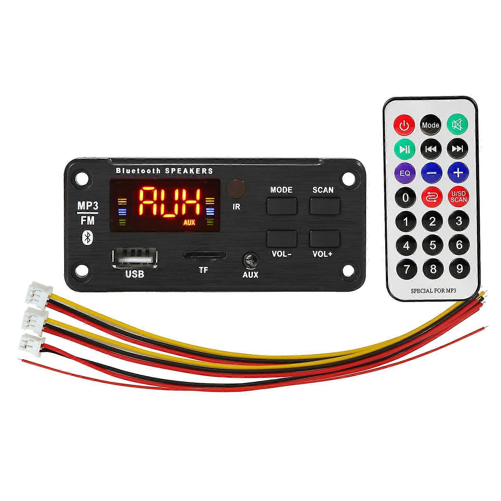 Volume Control MP3 Decoding Board o With Remote Bluetooth Compatible Module
