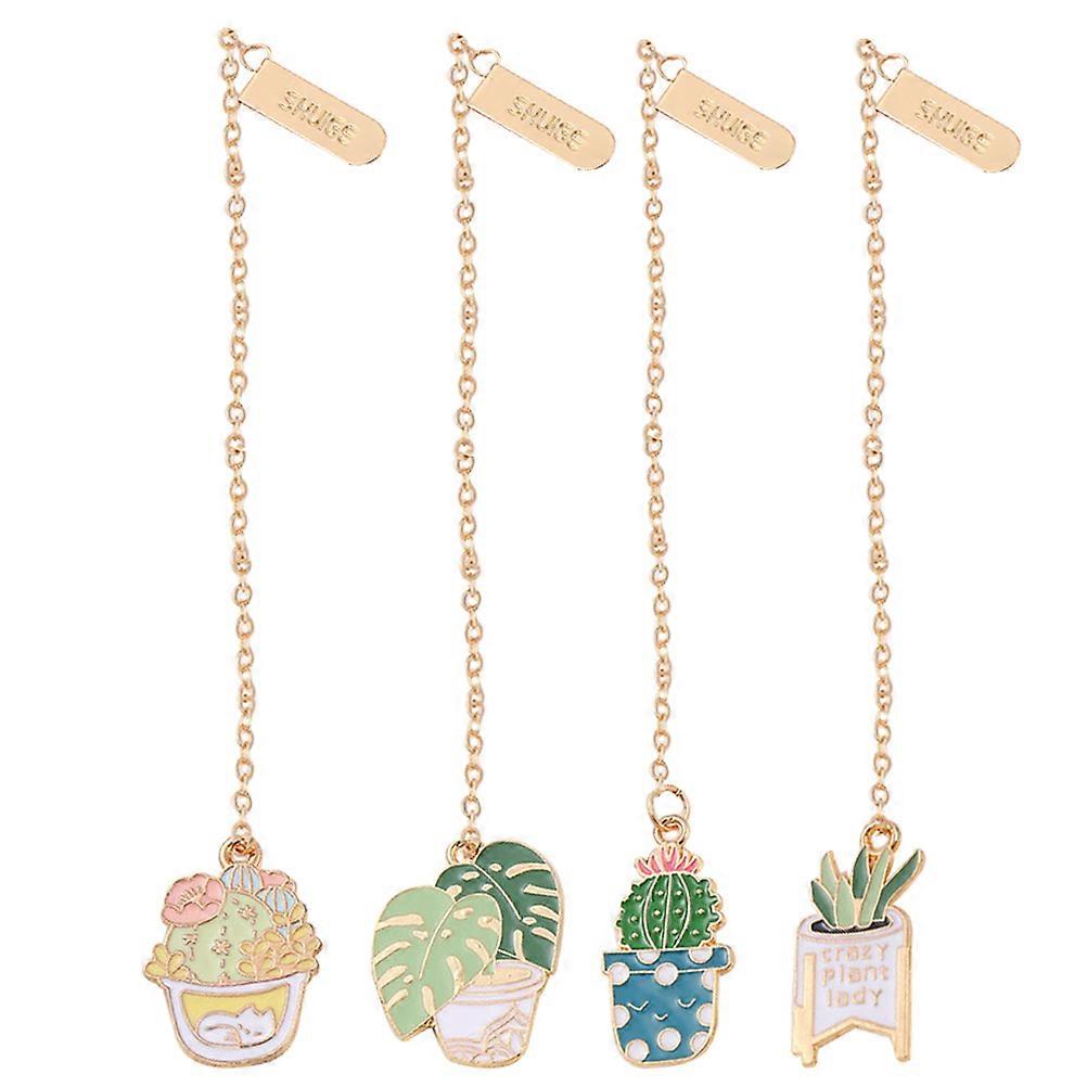 4pcs Simple Bookmarks Creative Bookmarks Decorative Book Marks Bookmark Gifts for Students