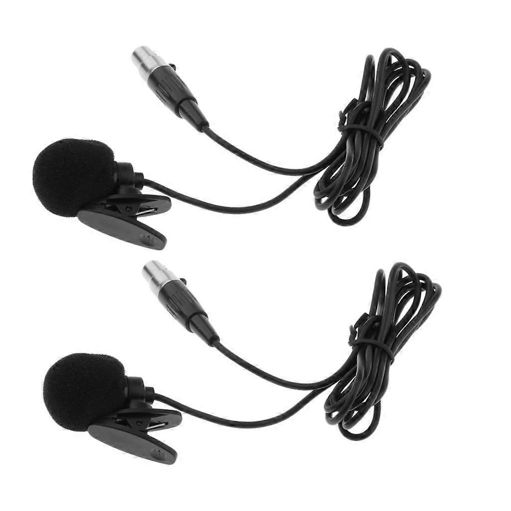 3Pin Lavalier Microphone Condenser Lapel Tie Clip for Wireless Transmitter