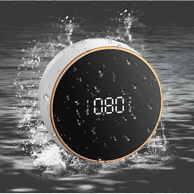 Wall Mounted Automatic Soap Dispenser, Electric Soap Proposition Machine, Rechargeable With Temperature Display, Suitable For Kids And Adults (le Blan