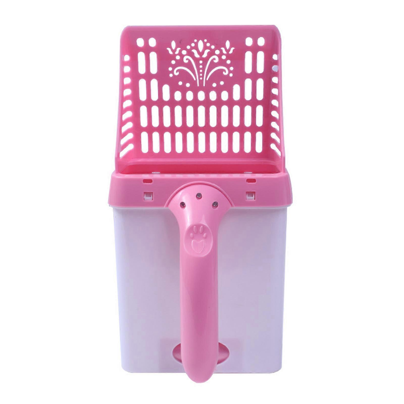 Multi-function Cat Poop Litter Clean Scoop Deep Shovel Integrated Detachable Holder,100% New