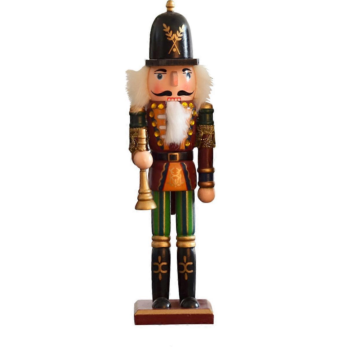 Nutcracker Puppet Suona Soldier Figure Toy 30cm