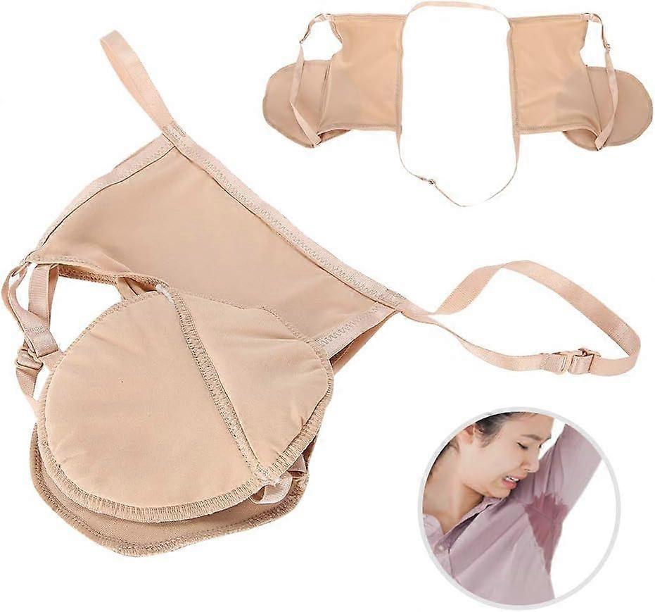 Underarm Sweat Pad, Reusable Cotton Armpit Sweat Guard Bra Breathable Highly Absorbent Women Washable Armpit Sweat Pad For Summer And Sports Use