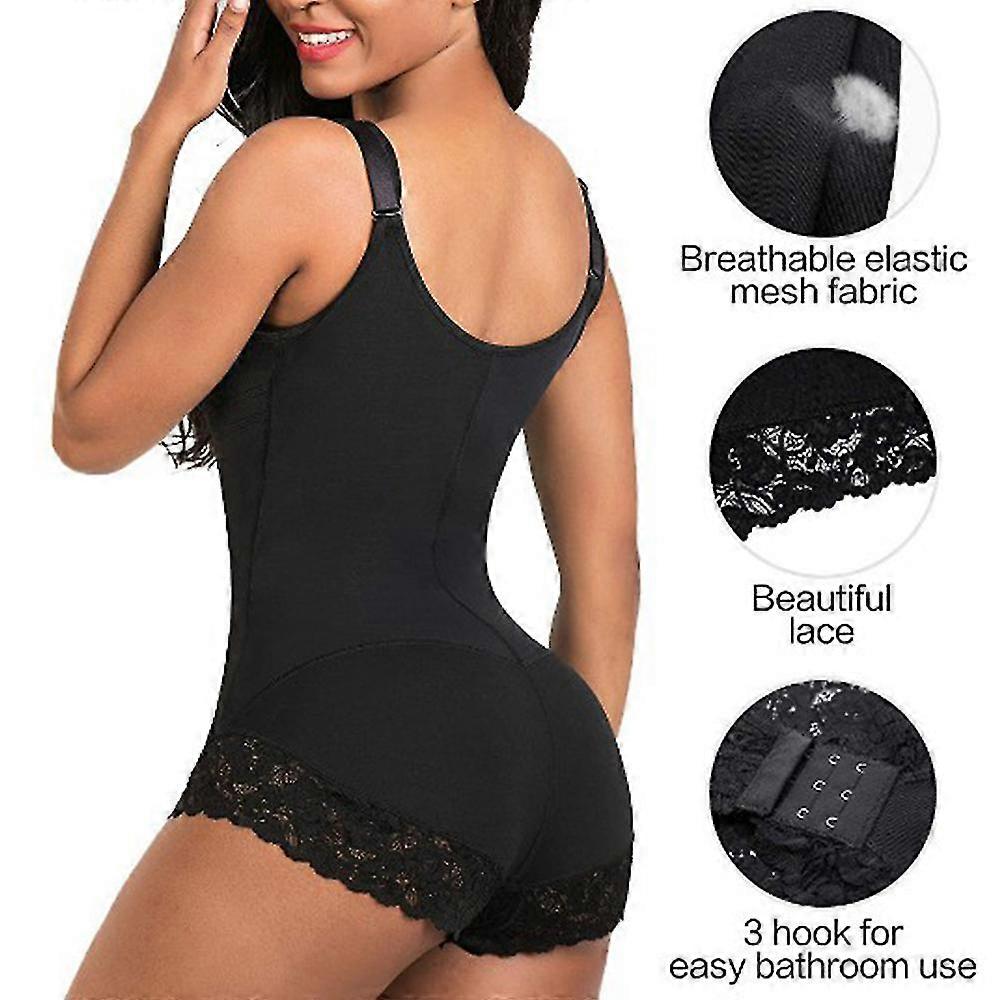 Women's One Piece Shapewear Thigh Slimmer Tummy Control Body Shaper