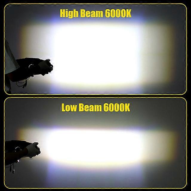 For Yamaha FZ6N Motorcycle H4 LED Lens Headlight Retrofit Accessories High Low Beam Cafe Racer Enduro HS1 9003 Moto Front Bulbs
