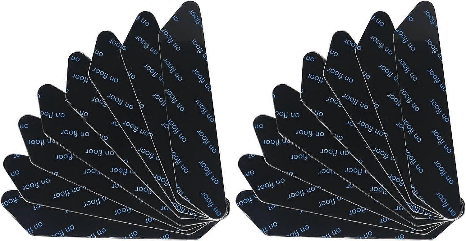 Rug Grippers, 16PCS Rug Grippers Anti Slip Carpet, Self Adhesive Washable Reusable Carpet Grippers Non-Curling and Non-Slip for Kitchen Office Living