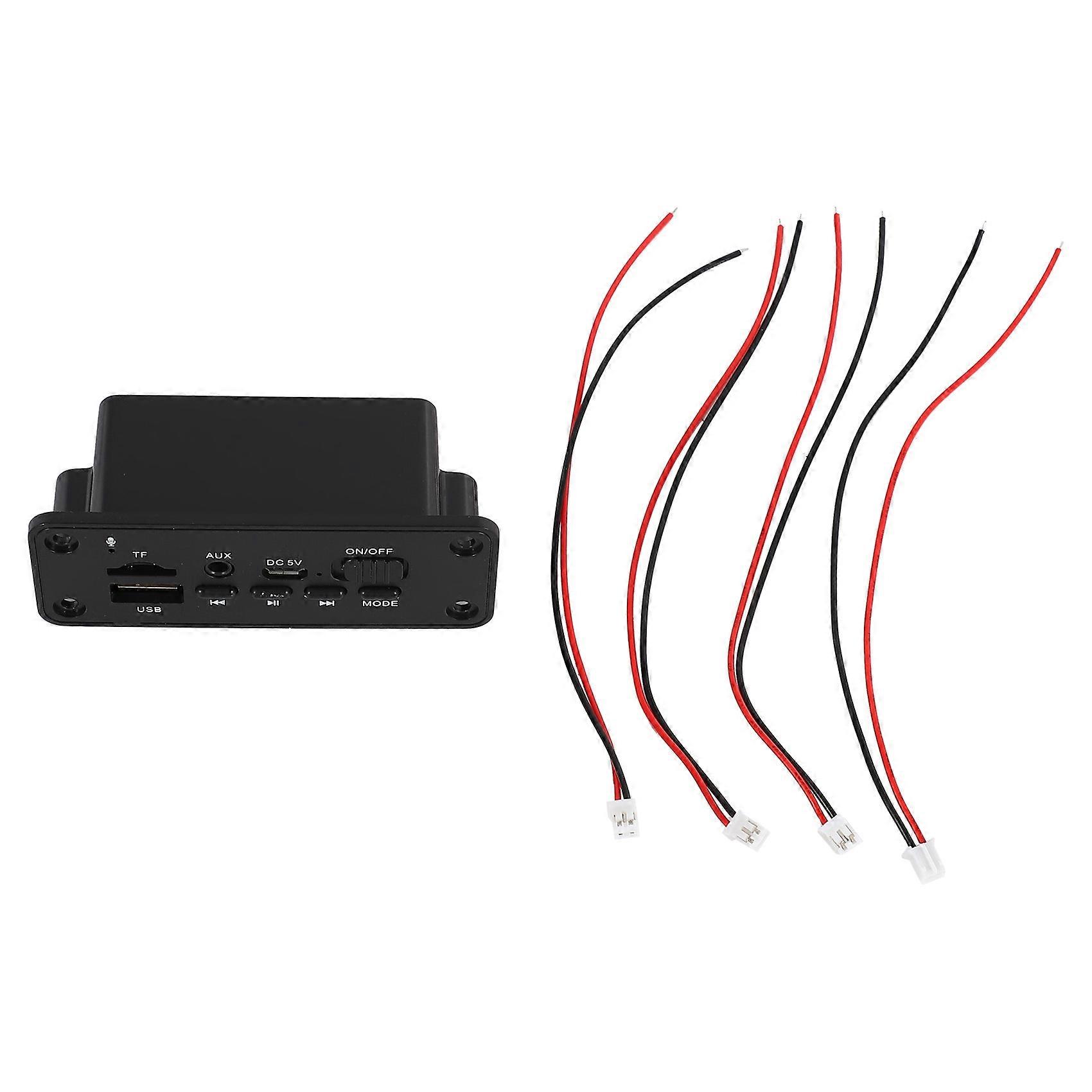 Hands-Free MP3 Player Decoder Board 2 x 3W Amplifier DC 5V MP3 WMA Wireless Bluetooth 5.0 Decoder B