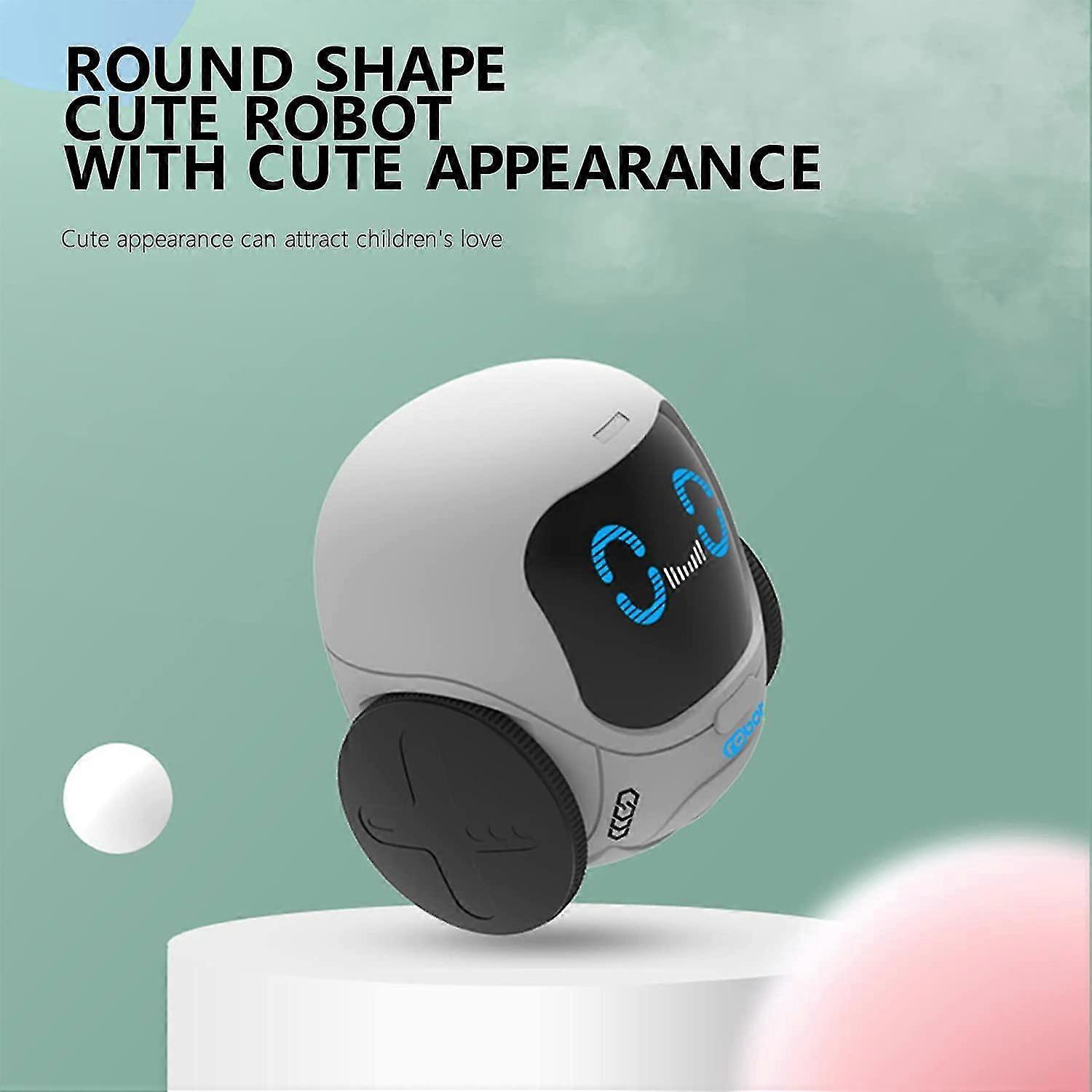 Electric Robot Learning Machine - Remote Control Small Dome Light Music Machine Language Rotation Demonstration Boys And Girls Children's Toys