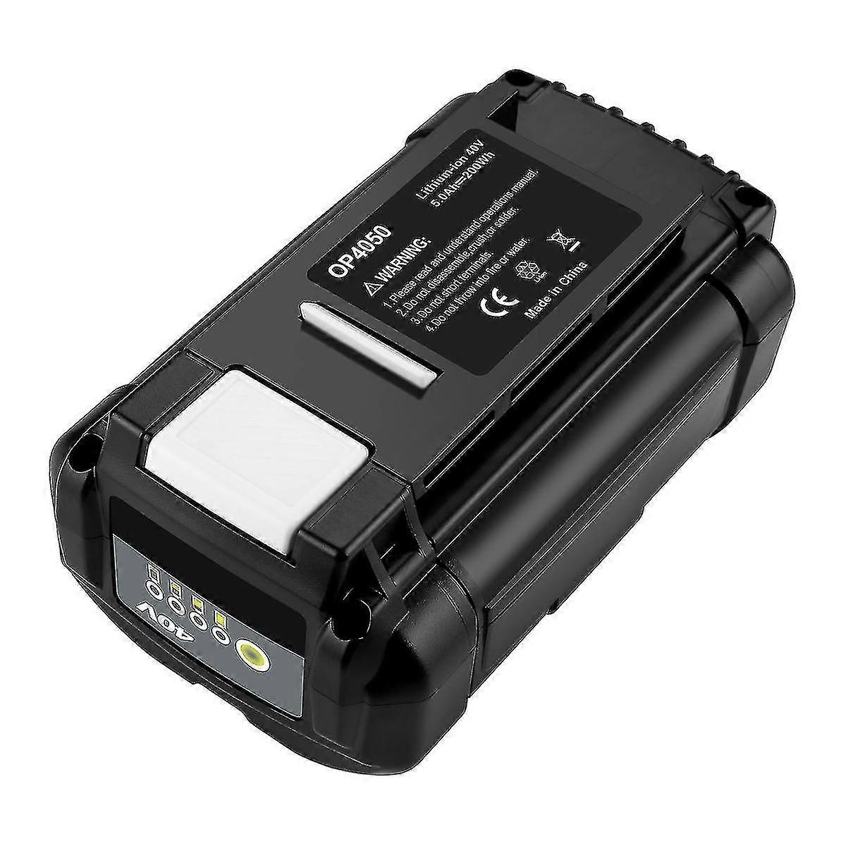 Κατάλληλο για Ryobi 40v Χλοοκοπτική Μηχανή Μπαταρία ιόντων λιθίου Op4026a Power Tool