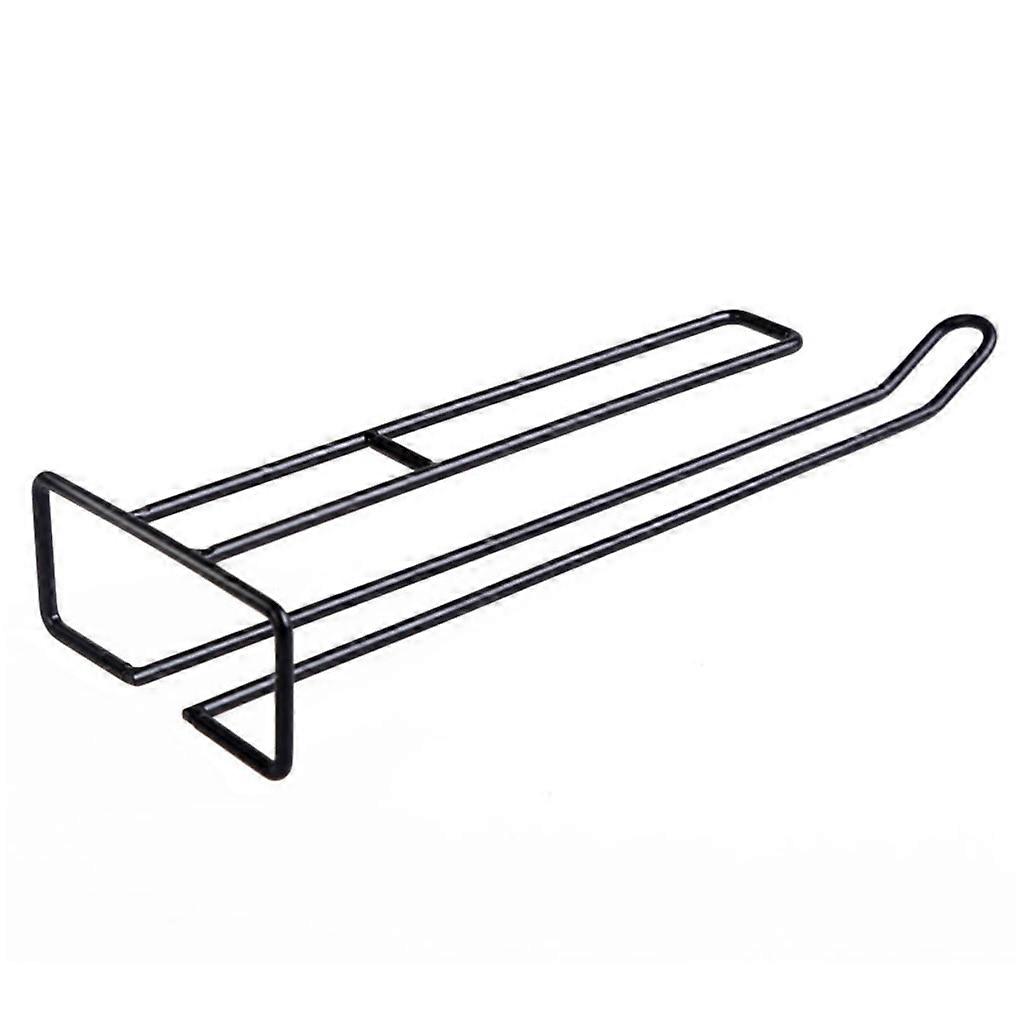 Wine Glass Rack Stand Paper Roll Holder Glasses Stemware Shelf Tissue Under Cabinet Self Adhesive Cup Hanging Tool