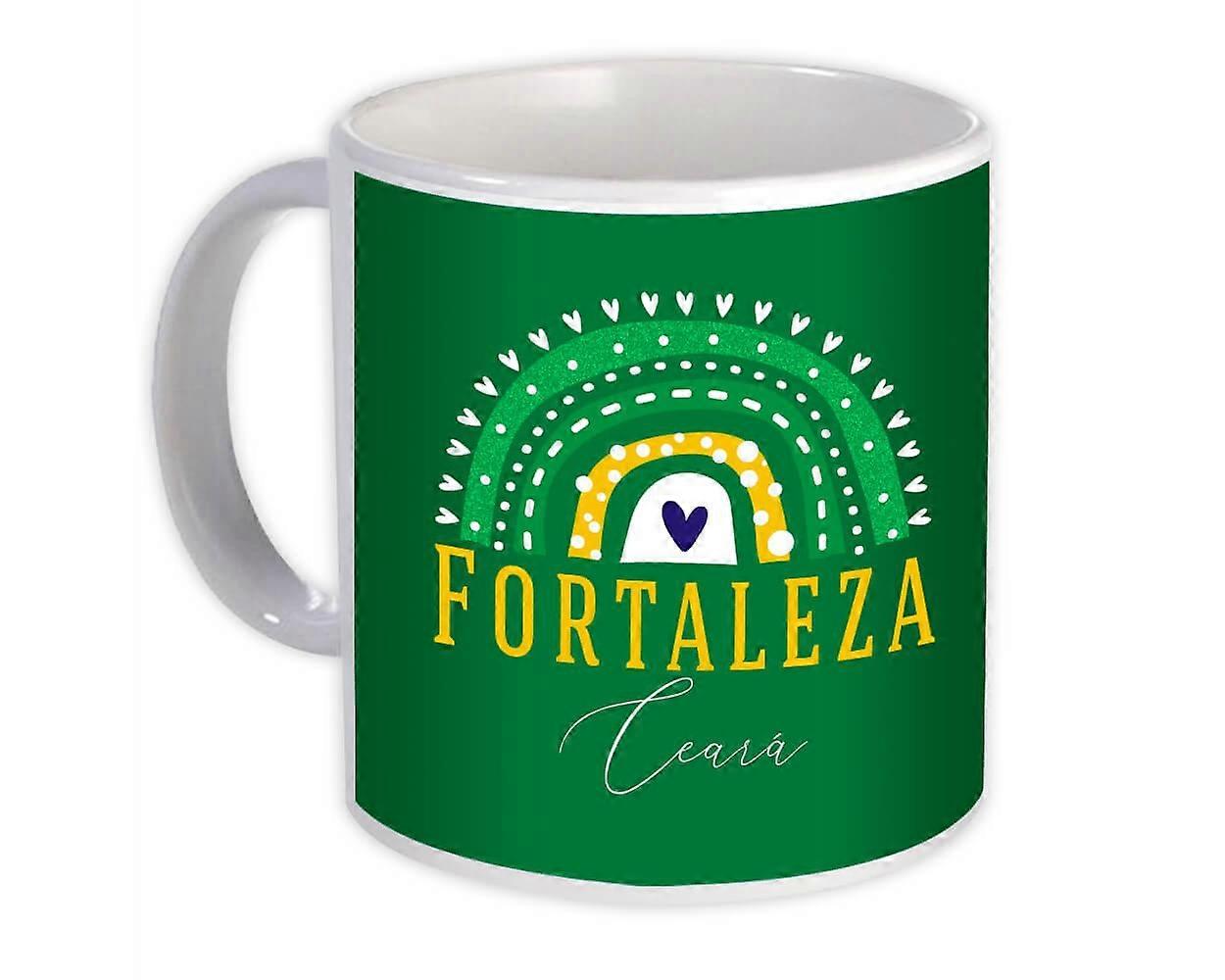 Gift Mug: Fortaleza Ceara Rainbow