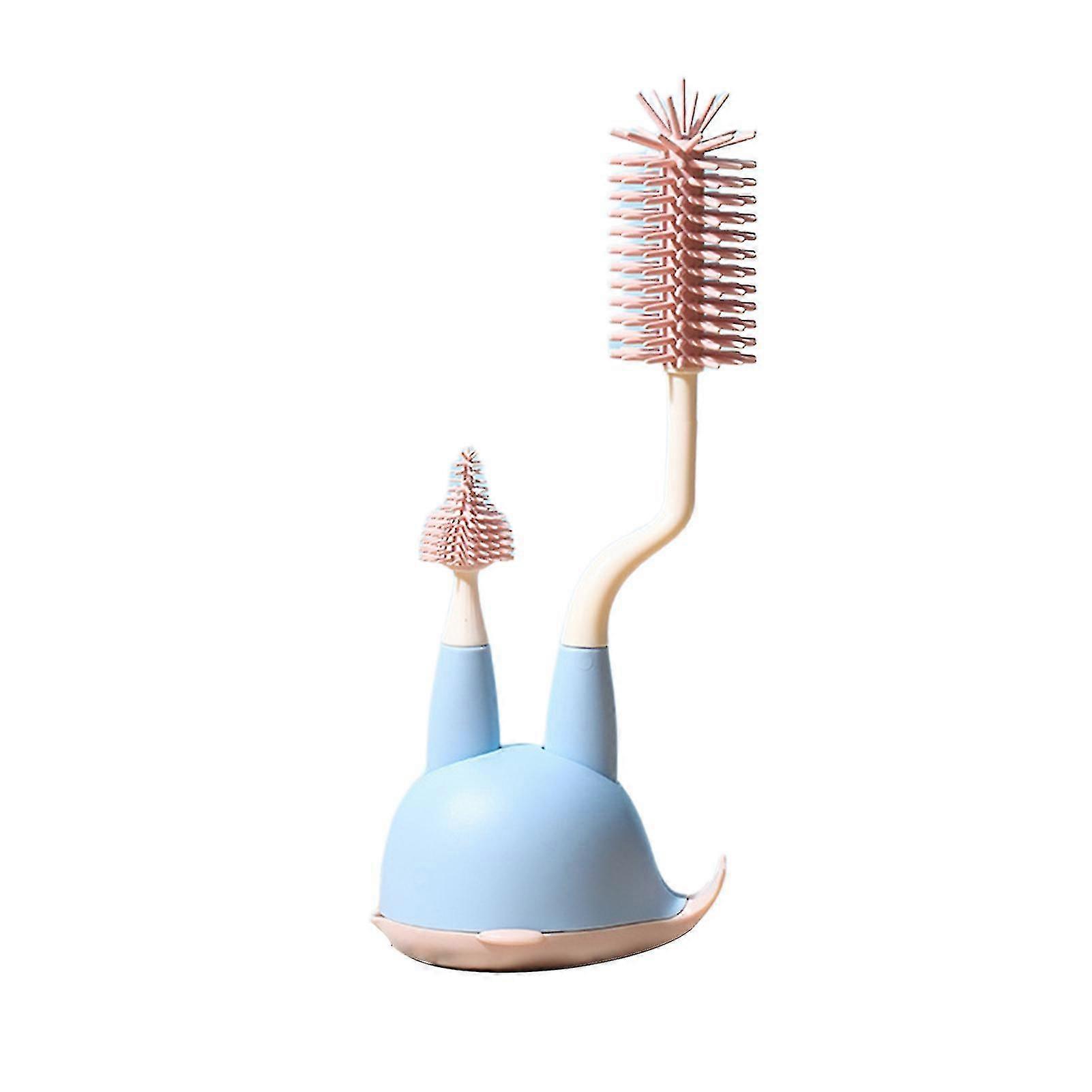 Silicone Bottle Brush Set 360 Rotation Bottle Cleaning Brush Multifunctional Bottle Cleaner Brush High Quality