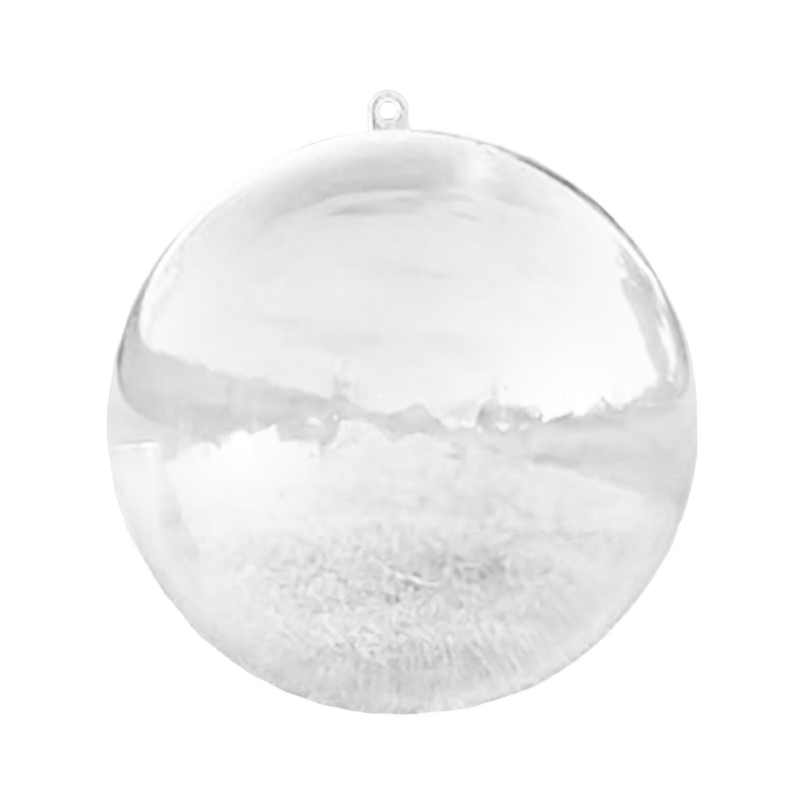 Sinknap Fillable Ball Διαφανές Shatterproof πλαστικό Diy σαφές Χριστούγεννα γαμήλιες διακοσμήσεις μπάλα συμβατό σπίτι γρήγορα