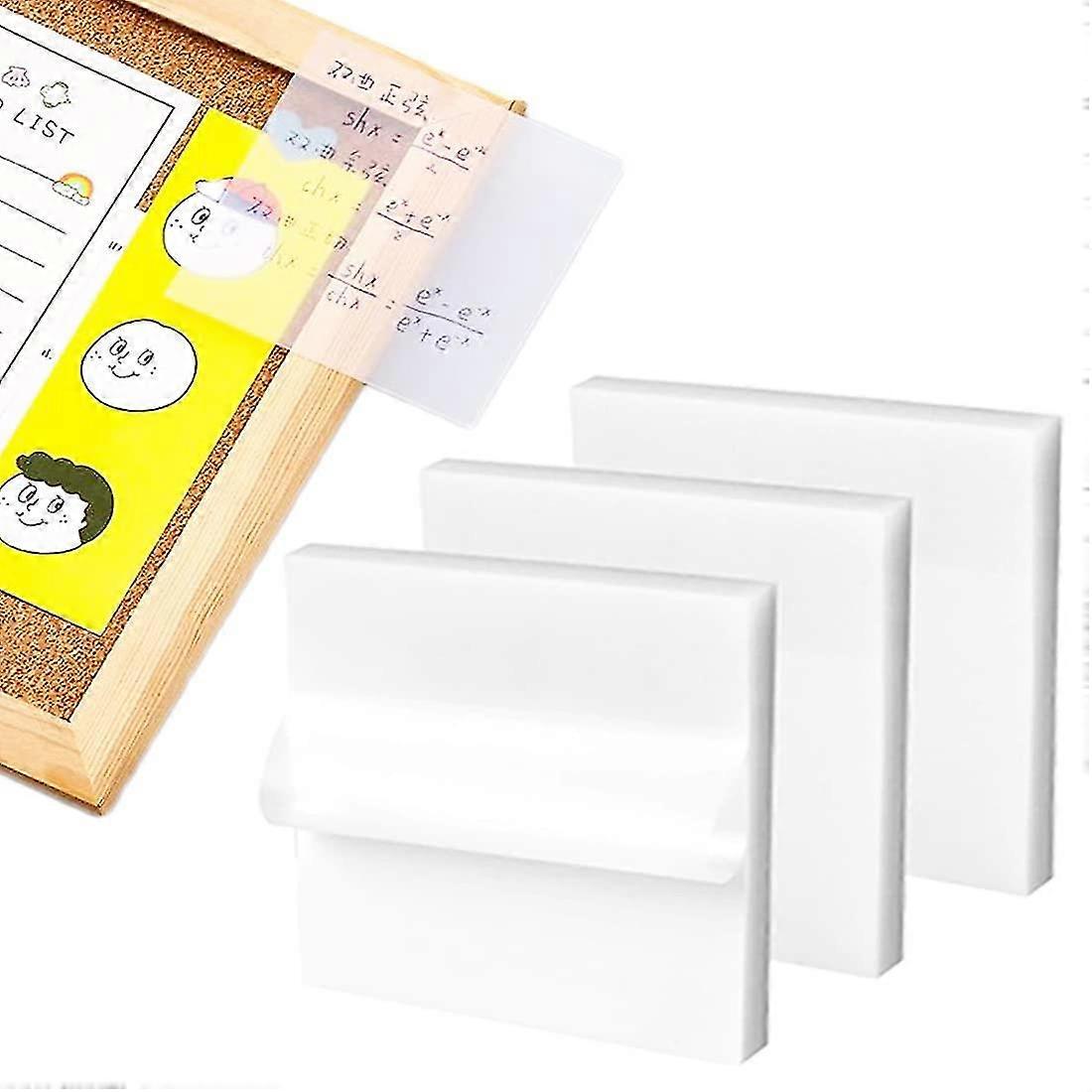 300 Pieces Sticky Notes Sheets, Post Sticky It Notes, Removable,transparent