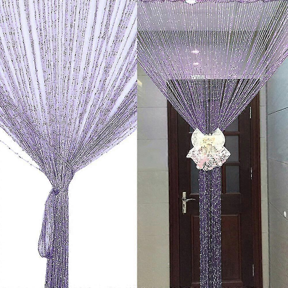 Sparkle String Curtains Window Door Divider Tassels Flying