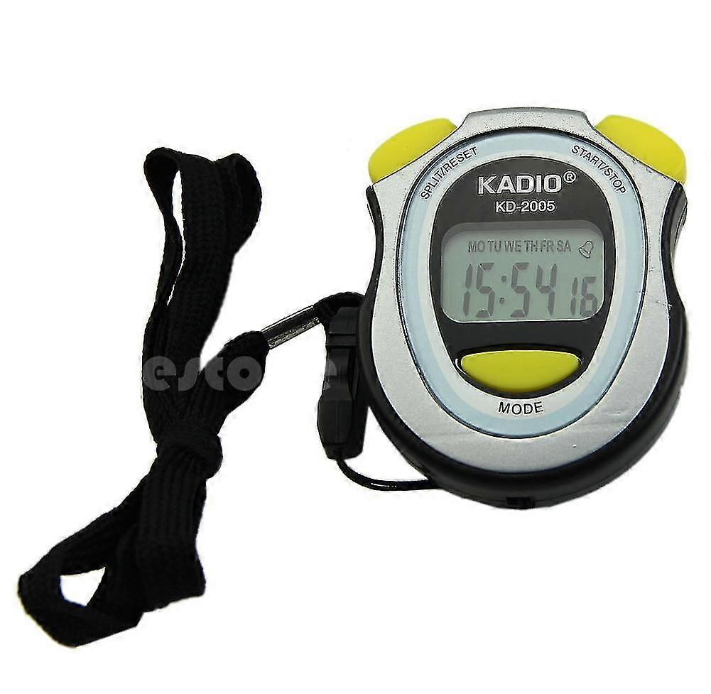 newest digital handheld lcd chronograph timer (black)