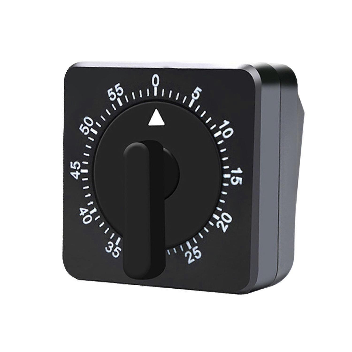 Mechanical Kitchen Timer Square 60 Minute Portable Battery-free Timer for Cooking Baking And Time