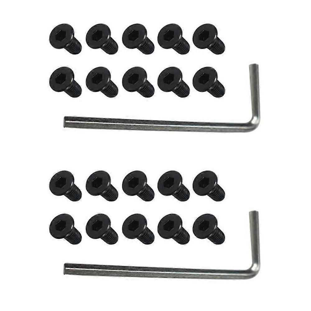 20Pcs Scooter Handlebar Front suitable fork Tube Screws with Hexagon Handle Replacement Parts Kits suitable for M365