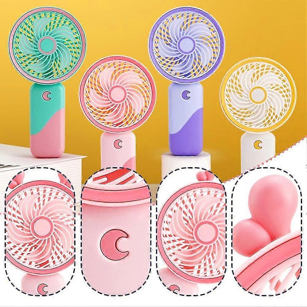 Mini Handheld Small Fan Portable Charging USB Fan Student Small Desktop