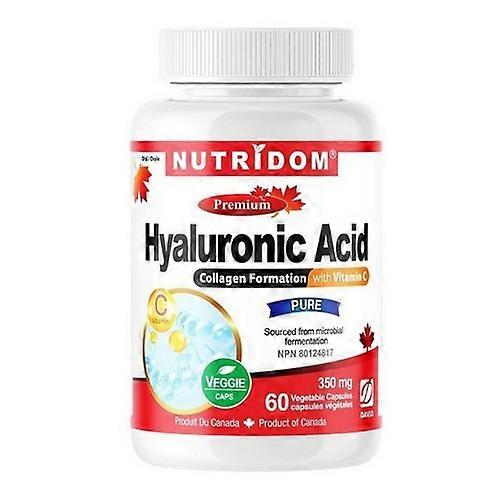 Nutridom Hyaluronic Acid with Vitamin C, 60 VegCaps