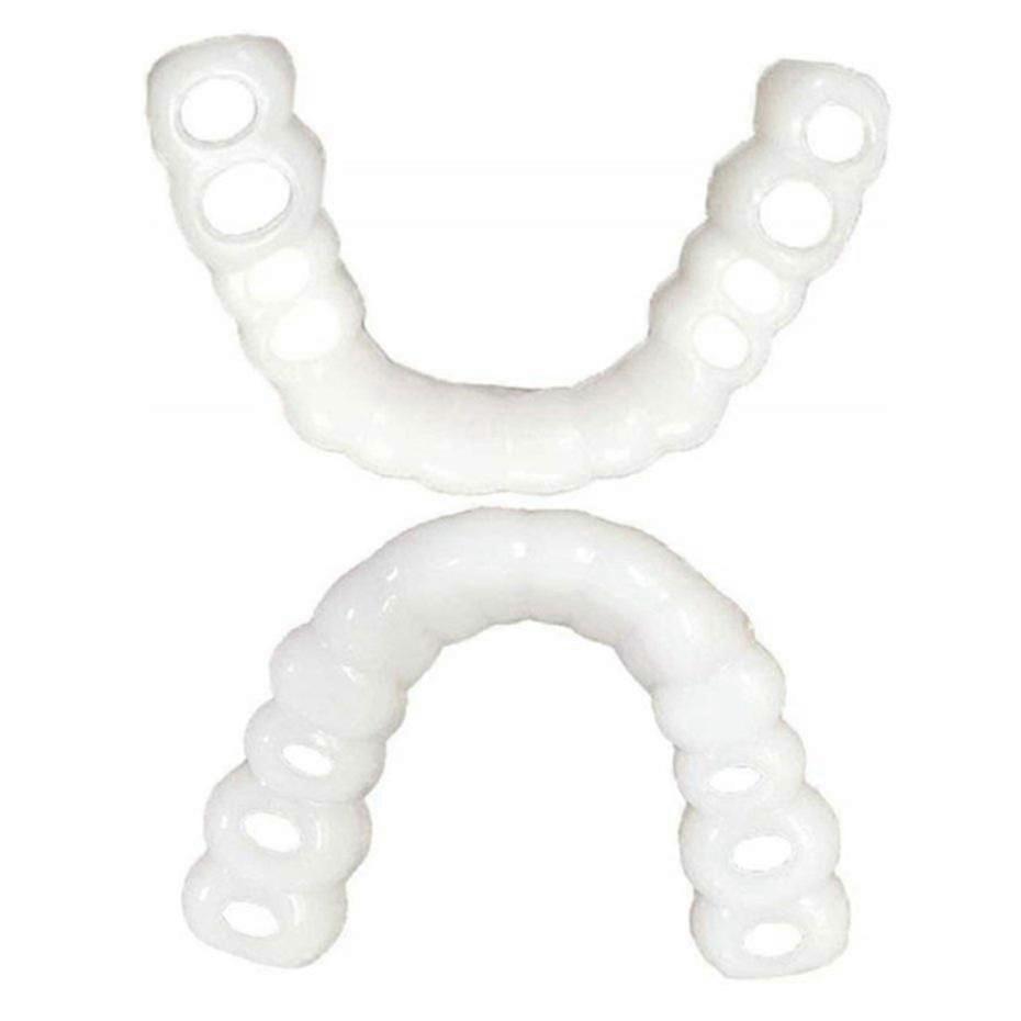 2X Safe Silicone Imitation Braces Teeth Decoration Kits Artificial Braces