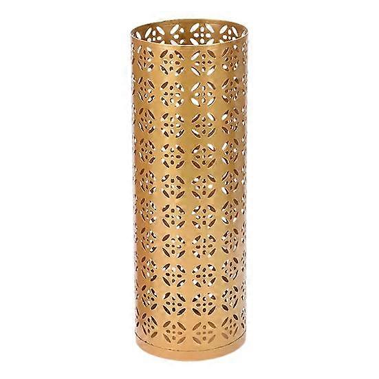 Umbrella Stand Rack Rustproof Corrosion Resistant Compact Design Metal Hollowed Freestanding