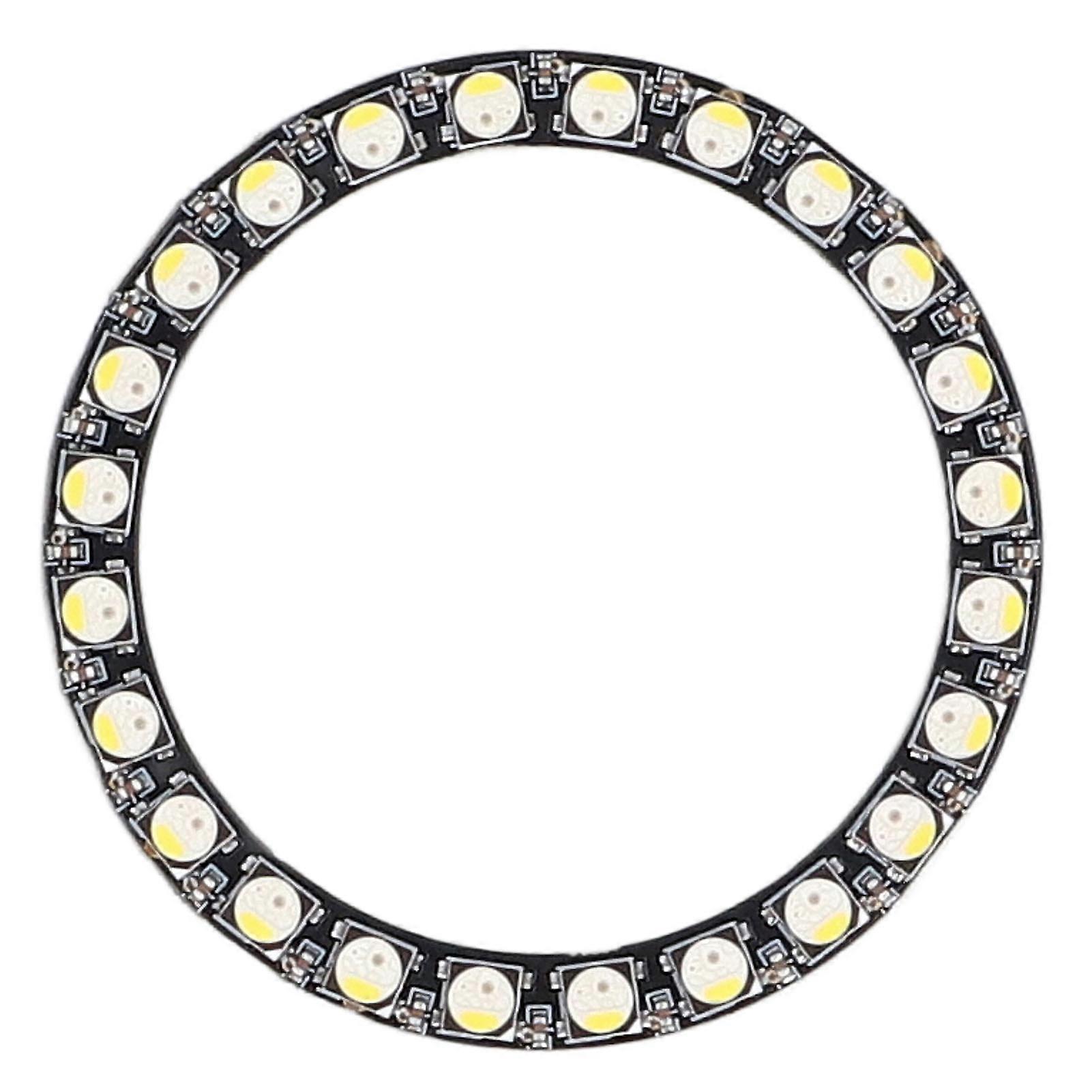 RGB LED Ring, Lamp Board 24 Bit SK6812 32 Colors Dazzle and Fluorescent White LED Ring Circle Light