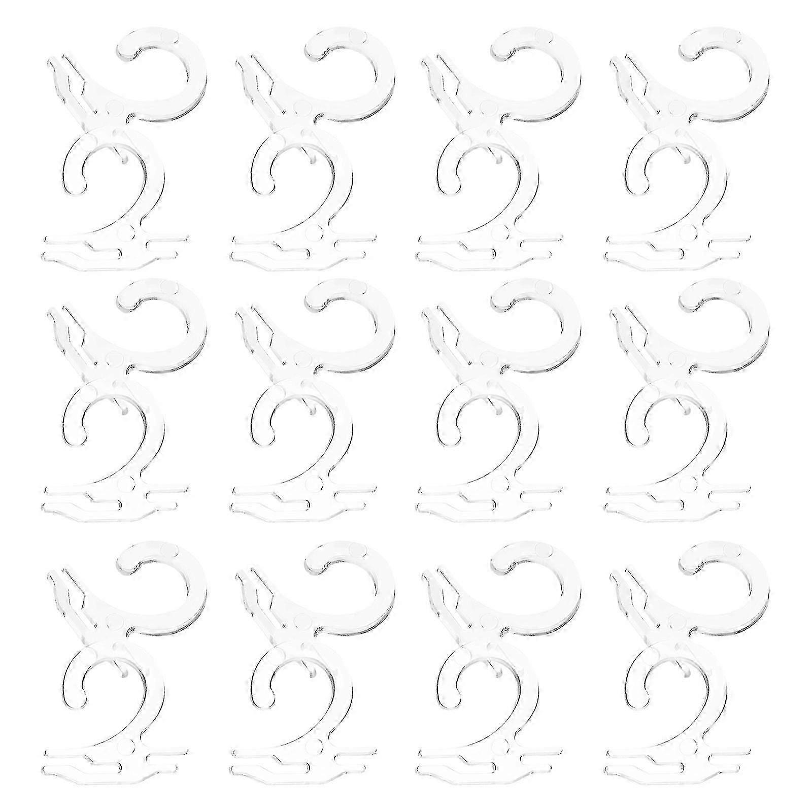 Socks Retail Display Hangers - 300pcs Durable Plastic Hooks for Store & Home