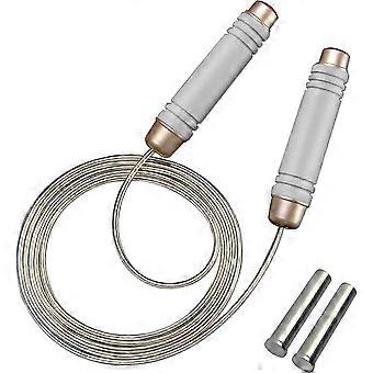 Skipping Rope Adult Fitness, Weighted Jump Rope Extra Thick 5mm, Adjustable 3M Length Speed Jump Rop-Good