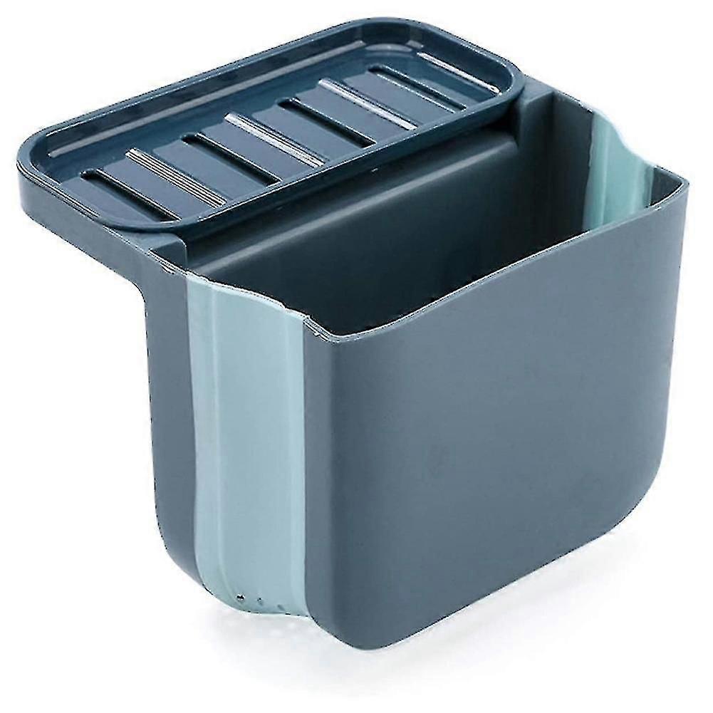 Sink Drain Basket, Sink Sponge Holder, Sink Trash Holder Blue