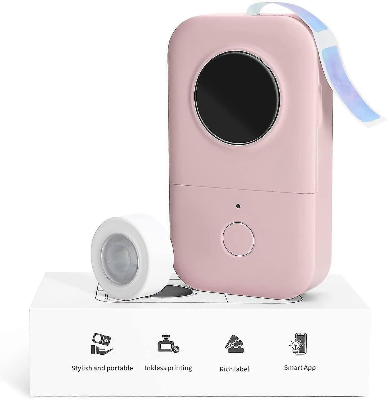 Label Maker D30 2021 Portable Wireless Connection Label Printer Tape Included Multiple Templates Available For Phone Tablet Compatible With Phomemo D
