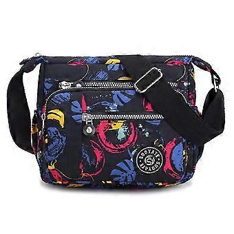 Sac à bandoulière multi-poches pour femmes, grande capacité à bandoulière décontracté petit sac style1