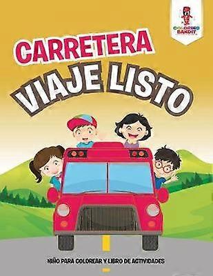 Carretera Viaje Nio Para Colorear Y Libro De Actividades